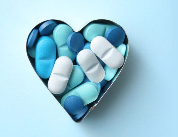 blue pills in heart